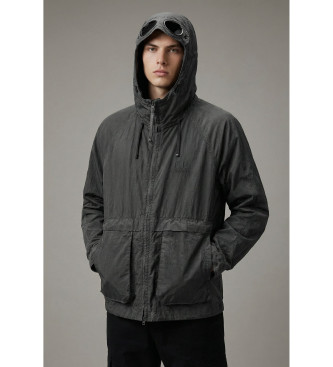 C.P. Company para hombre. 20CMOW110A110543D Chaqueta Explorer de Cera 50 Fili gris (L), Casual, Algodón