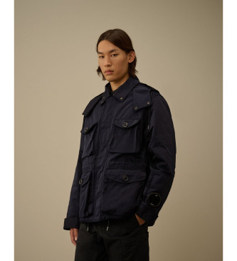 C.P. Company para homem. 19CMOW188A110089G Kei Mille Micro Jacket azul-marinho (L), Casual, Poliéster
