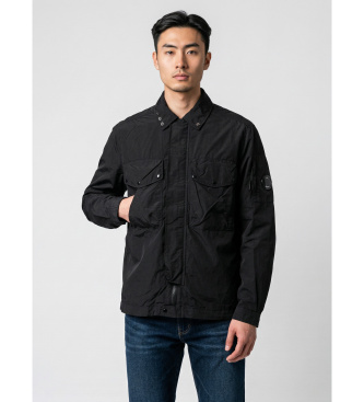 C.P. Company para hombre. 20CMOS017A005991G Chaqueta Nylon Goggle negro (XL), Casual, Poliamida