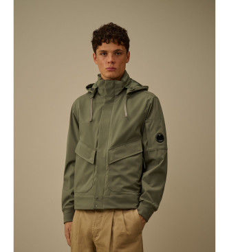 C.P. Company para hombre. 20CMOW001A005968A Chaqueta Shell-R Lens verde (S), Casual, Poliamida