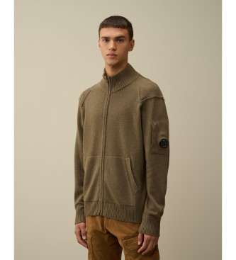 Cárdigan Lambswool beige (XXL), Casual, Lana, C.P. Company outlet 2024.