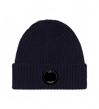 C.P. Company para hombre. RFCMAC739A005509A Gorro de lana marino (OSFA), Azul, Casual