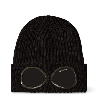 C.P. Company para hombre. RFCMAC742A005509A Gorro de lana Merino negro (OSFA), Casual