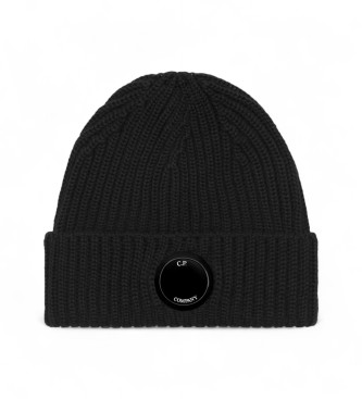 C.P. Company para hombre. RFCMAC739A005509A Gorro de lana negro (OSFA), Casual