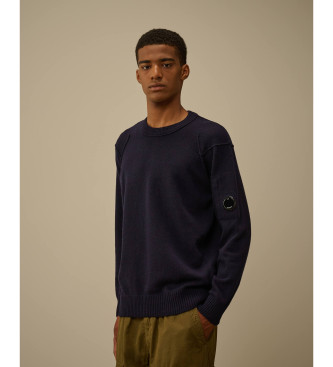 C.P. Company para hombre. RFCMKN707A110149A Jersey Lambswool marino (L), Casual, Lana