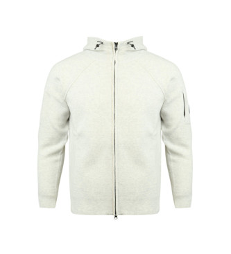 C.P. Company para hombre. 19CMKN057A110149A Chaqueta cremallera gris (L), Casual, Lana
