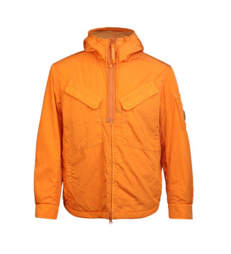 C.P. Company para hombre. 19CMOS084A005904G Chaqueta doble bolsillos naranja (L), Casual, Poliamida