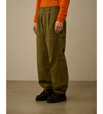 C.P. Company Para Hombre. 19CMPA066A110324G PantalóN Cargo Microreps Boxy Verde (46), Casual, AlgodóN-image