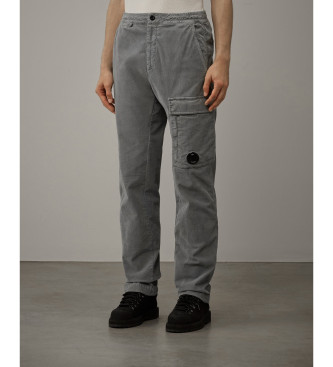 Pantalón de pana cargo gris (44), Casual, Algodón