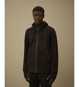 C.P. Company para hombre. RCCMSS715A005086W Sudadera Diagonal Raised Goggle negro (L), Casual, Algodón