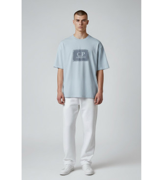 C.P. Company para hombre. 20CMTS723A005100W Camiseta Short Sleeve azul (M), Casual, Algodón, Manga corta