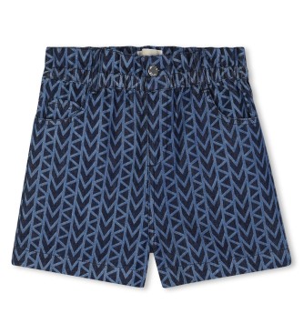 Michael Kors para niña. R30570 Shorts denim azul (14años= 156cm), Casual, Algodón, moda infantil
