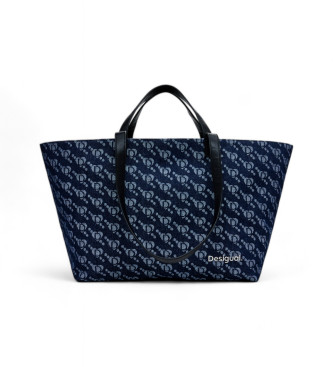 Desigual para mujer. 24WAXA21 Bolso Arco azul (OSFA), Casual, Algodón, Poliuretano, Desigual outlet 2024.