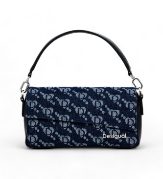 Desigual para mujer. 24WAXA15 Bolso Arco Phuket azul (OSFA), Casual, Algodón, Poliuretano, Desigual outlet 2024.