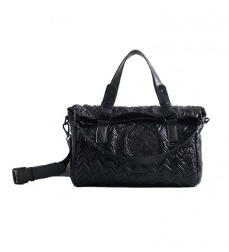 Desigual para mujer. Bolso Azalea Loverty 2.0 negro -15,8x21cm-