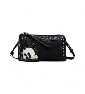 Desigual para mujer. 24WAYP35 Bolso Mickey bandolera negro (OSFA), Casual, Poliuretano, Desigual outlet 2024.