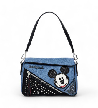 Desigual para mujer. 24WAXP85 Bolso Mickey Denim azul (OSFA), Casual, Poliuretano, Desigual outlet 2024.