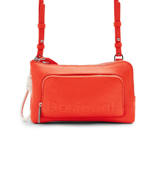 Desigual para mujer. 24SAYP01 Bolso mini logo naranja (OSFA), Casual, Poliuretano, Desigual outlet 2024.
