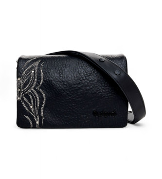 Desigual para mujer. 24WAXP82 Bolso S grabado mariposa negro (OSFA), Casual, Poliuretano, Desigual outlet 2024.