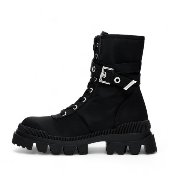 Desigual para mujer. 24WSTY01 Botas Track Utility negro (40), 1 a 3cm, Cremallera, Casual, Desigual outlet 2024.