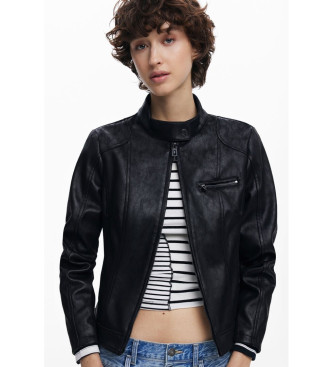 Desigualvoor vrouwen. 25SWEW46 Atlanta jas zwart (M), Casual, Polyester