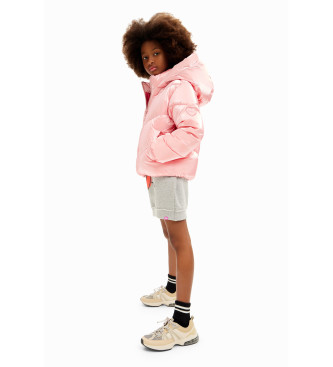 Desigual para mujer/niña. 24WGEW02 Chaqueta de plumas acolchada rosa (7/8años= 128cm), Casual, Poliuretano, moda infantil, Desigual outlet 2