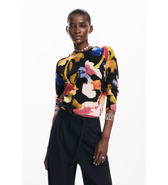 Desigual para mujer. 24WWJF49 Jersey Abbotsford multicolor (L), Casual, Acrílico, Desigual outlet 2024.