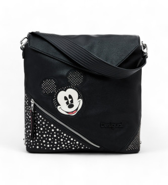 Desigual para mujer. 24WAKP21 Mochila bolso Back Mickey Studstyle negro (OSFA), Casual, Poliuretano, Desigual outlet 2024.