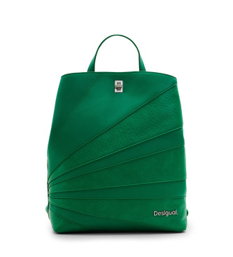 Desigual para mujer. 24SAKP22 Mochila multiposición patch verde (OSFA), Casual, Poliuretano, Desigual outlet 2024.