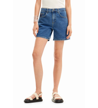 Desigual para mujer. 24SWDD82 Short vaquero liso azul (36), Casual, Algodón, Denim, Desigual outlet 2024.