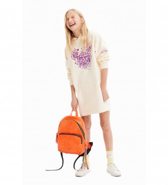 Desigual para niña. 23WGVK07 Vestido Emmline Disney blanco (13/14años= 164cm), Casual, Algodón, Manga larga, moda infantil, Desigual outlet