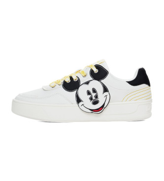 Desigual para mujer. 24WSKP10 Zapatillas Fancy Mickey blanco (38), Plano, Cordones, Casual, Desigual outlet 2024.