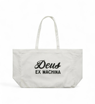 Deus Ex Machina para hombre. DMF257555 Bolsa Tote Bag Shop blanco (OSFA), Casual, Algodón