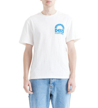 Deus Ex Machina para hombre. DMP251185 Camiseta Melodies blanco (L), Casual, Algodón, Manga corta