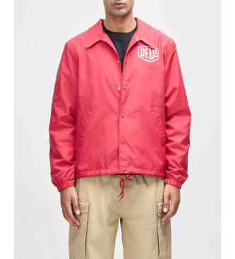 Deus Ex Machina para hombre. D261MJK106 Chaqueta Harajuku Coach rojo (M), Casual, Nylon