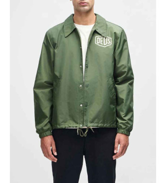 Deus Ex Machina para hombre. D261MJK107 Chaqueta Venice Coach verde (L), Casual, Nylon