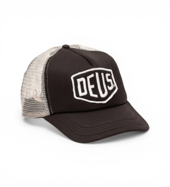 Deus Ex Machina para hombre. D261MHA190 Gorra Baylands Trucker negro, blanco (OSFA), Casual, Algodón