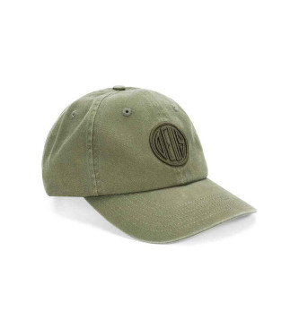 Deus Ex Machina para hombre. D261MHA174 Gorra Pill Logo Dad verde (OSFA), Casual, Algodón