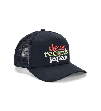 Deus Ex Machina para hombre. D261MHA198 Gorra Strata Trucker negro (OSFA), Casual, Algodón
