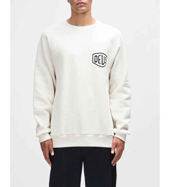 Deus Ex Machina para hombre. D261MSW113 Sudadera Harajuku Address blanco (M), Casual, Algodón