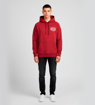 Deus Ex Machina para hombre. T_DMW48675D Sudadera Milano Address rojo (S), Casual, Algodón