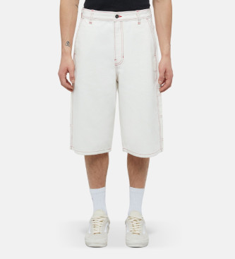 Dickies para hombre. DK0A4ZASC481 Pantalón Corto Painter Denim Loose blanco roto (30), Casual, Algodón