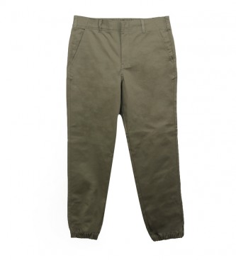 Dickies para hombre. Pantalones Twill Jogger Military verde