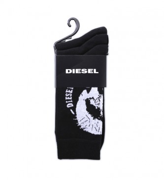 Diesel para hombre. Pack 3 Calcetines Skm Ray negro Diesel