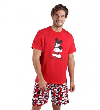 Disney para hombre. Pijama Oh Mickey rojo Disney