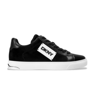DKNY para mujer. K3544125 Zapatillas Aelix negro (38), Plano, Cordones, Casual
