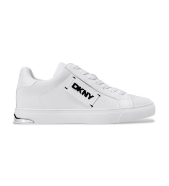 Dkny Para Mujer. K3544125 Zapatillas Aelix Blanco (38), Plano, Cordones, Casual-image