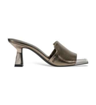 DKNY para mujer. K3560097 Sandalias Kailyn bronce (40), 3 a 5cm, Ninguno, Casual, Fiesta