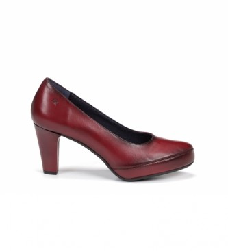 Dorking by Fluchos para mujer. D5794-SU Zapatos de piel Blesa D5794 Sugar granate -Altura tacón: 8 cm- (39), 5 a 8cm, Casual, Dorking by Flu