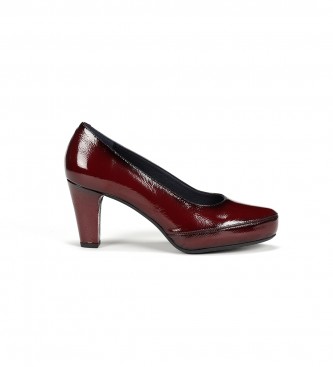 Dorking by Fluchos para mulher. Sapatos de couro Blesa D5794 borgonha
